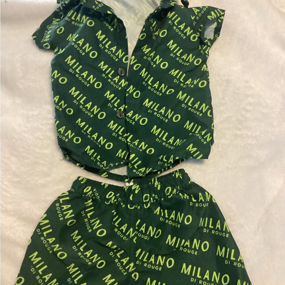 Milano Di Rouge Vibrant Green Logo Set